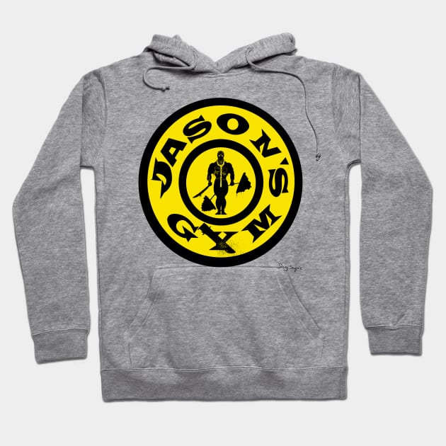 Jason's Gym Hoodie by DougSQ